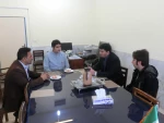 دیدار ریاست دانشکده با فرمانده بسیج دانشجویی