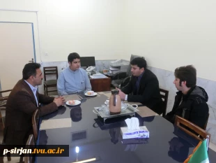 دیدار ریاست دانشکده با فرمانده بسیج دانشجویی