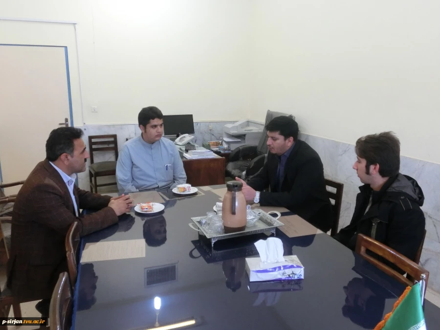 دیدار ریاست دانشکده با فرمانده بسیج دانشجویی