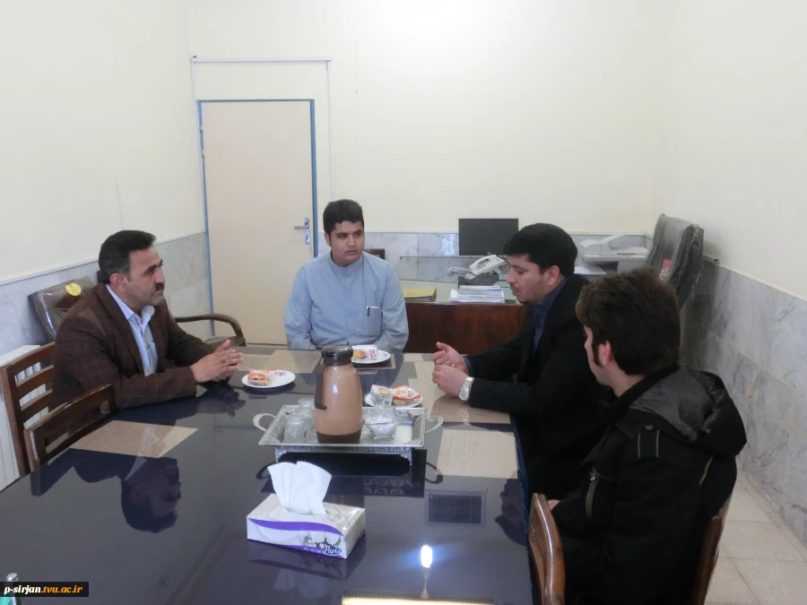 دیدار ریاست دانشکده با فرمانده بسیج دانشجویی