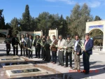 مراسم غبارروبی وعطرافشانی مزار شهیدان
