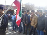 حضور دانشجویان وپرسنل در راهپیمایی 22 بهمن