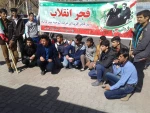 حضور دانشجویان وپرسنل در راهپیمایی 22 بهمن