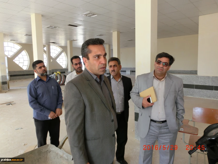 بازدید جناب آقای دکتر مهرابی ریاست محترم دانشکده فنی شهید چمران کرمان وریاست منطقه 3 کشوری  از دانشکده فنی شهید کرانی سیرجان