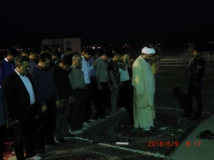 برگزاری مراسم انس با قرآن با حضور قاریان برتر شهرستان واستان با صرف افطاری