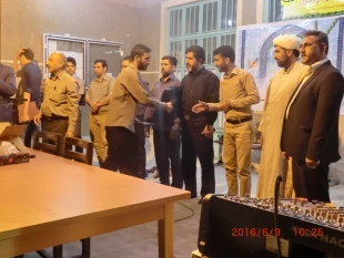 برگزاری مراسم انس با قرآن با حضور قاریان برتر شهرستان واستان با صرف افطاری