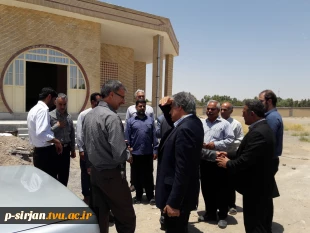 بازدیدمعاون محترم استاندار وفرماندار ویژه ومسوولین شهرستان سیرجان از آموزشکده فنی شهید کرانی