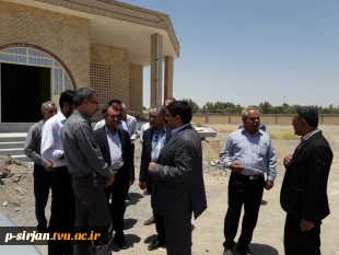 بازدیدمعاون محترم استاندار وفرماندار ویژه ومسوولین شهرستان سیرجان از آموزشکده فنی شهید کرانی