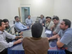 اولین نشست هیئت موءسس کانون دانش آموختگان دانشکده فنی شهید کرانی سیرجان در راستای تقویت ارتباط دانشگاه با صنعت در محل دانشکده در تاریخ 95/04/26