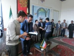 تقدیر از دانشجویان برتر دانشکده و اهدا تقدیر نامه توسط نماینده محترم  ولی فقیه وامام جمعه شهرستان سیرجان
