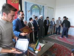 تقدیر از دانشجویان برتر دانشکده و اهدا تقدیر نامه توسط نماینده محترم  ولی فقیه وامام جمعه شهرستان سیرجان