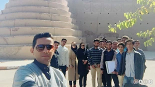 بازدید میدانی دانشجویان معماری از بناهای تاریخی