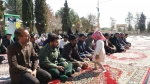 مراسم غبارروبی وگلباران قبور مطهر شهدابه مناسبت دهه فجر