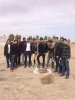 کاشت حدود 200نهال مثمر وغیر مثمر در محوطه آموزشکده