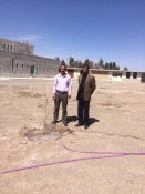 کاشت حدود 200نهال مثمر وغیر مثمر در محوطه آموزشکده