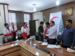جلسه معارفه دبیر جدید کانون دانشجویی هلال احمر دانشکده
