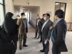 بازدید جناب آقای عباسی مدیر کل محترم طرحهای عمرانی دانشگاه وسرکارخانم رباط جزی مدیرکل اموردانشجویی دانشگاه از آموزشکده 4