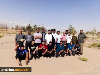 برگزاری مسابقه والیبال بین دانشجویان وهمکاران آموزشکده